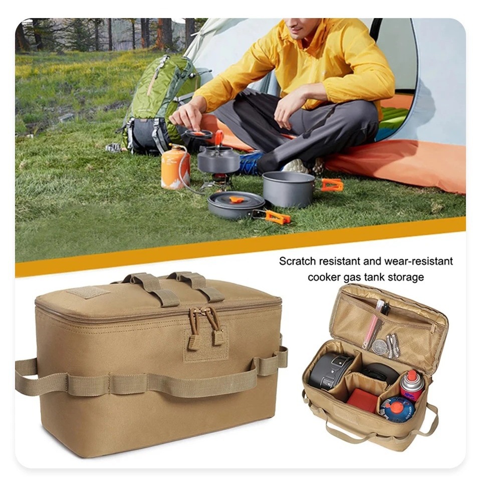 Outdoor Camping Gas Stove - 1PCS Green Outdoor Camping Picnic Carry