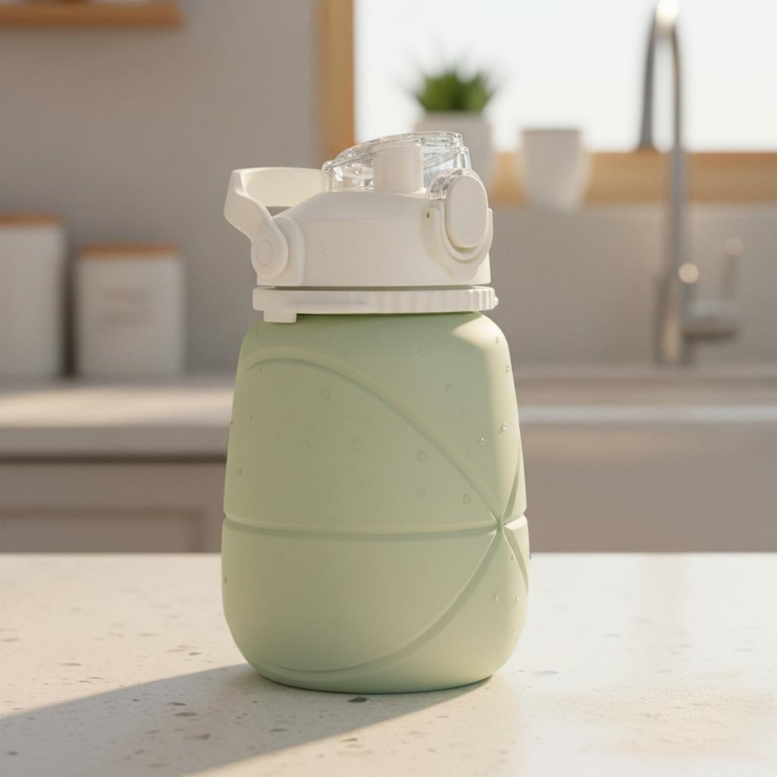 Collapsible Water Bottle - Collapsible Travel Bottle Portable Silicone Water