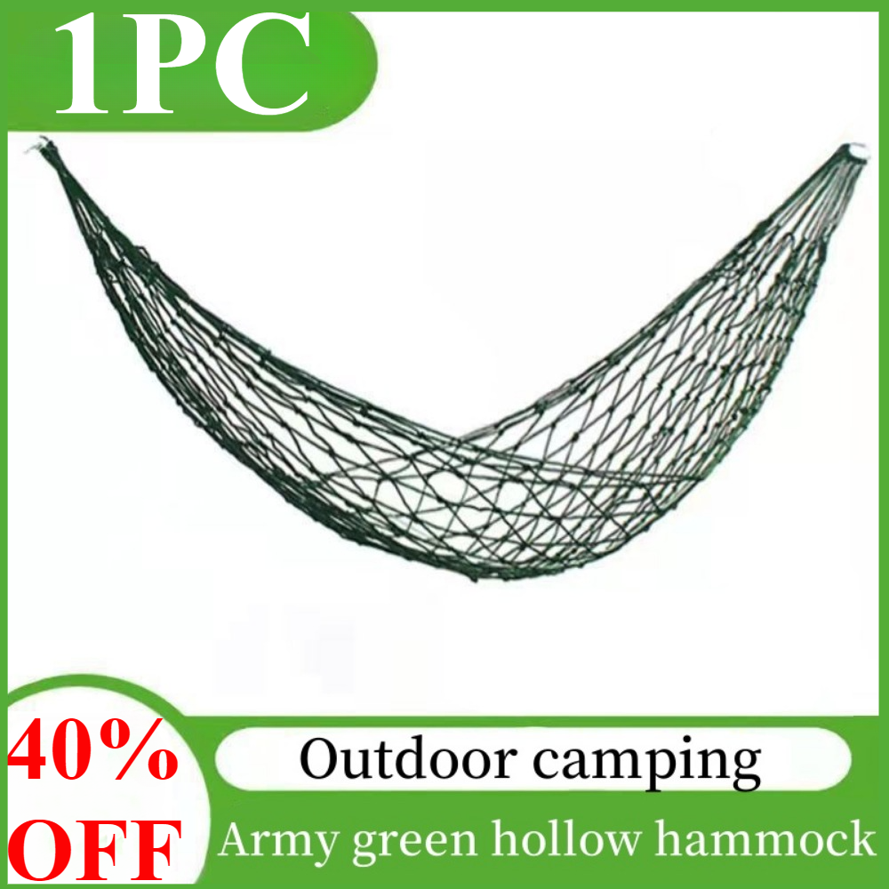Camping Hammock - Nylon Rope Meshy Hammock For Outdoor