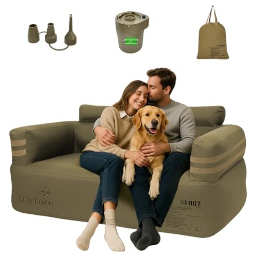Outdoor Camping Furniture - Portable Inflatable Couch for Camping with