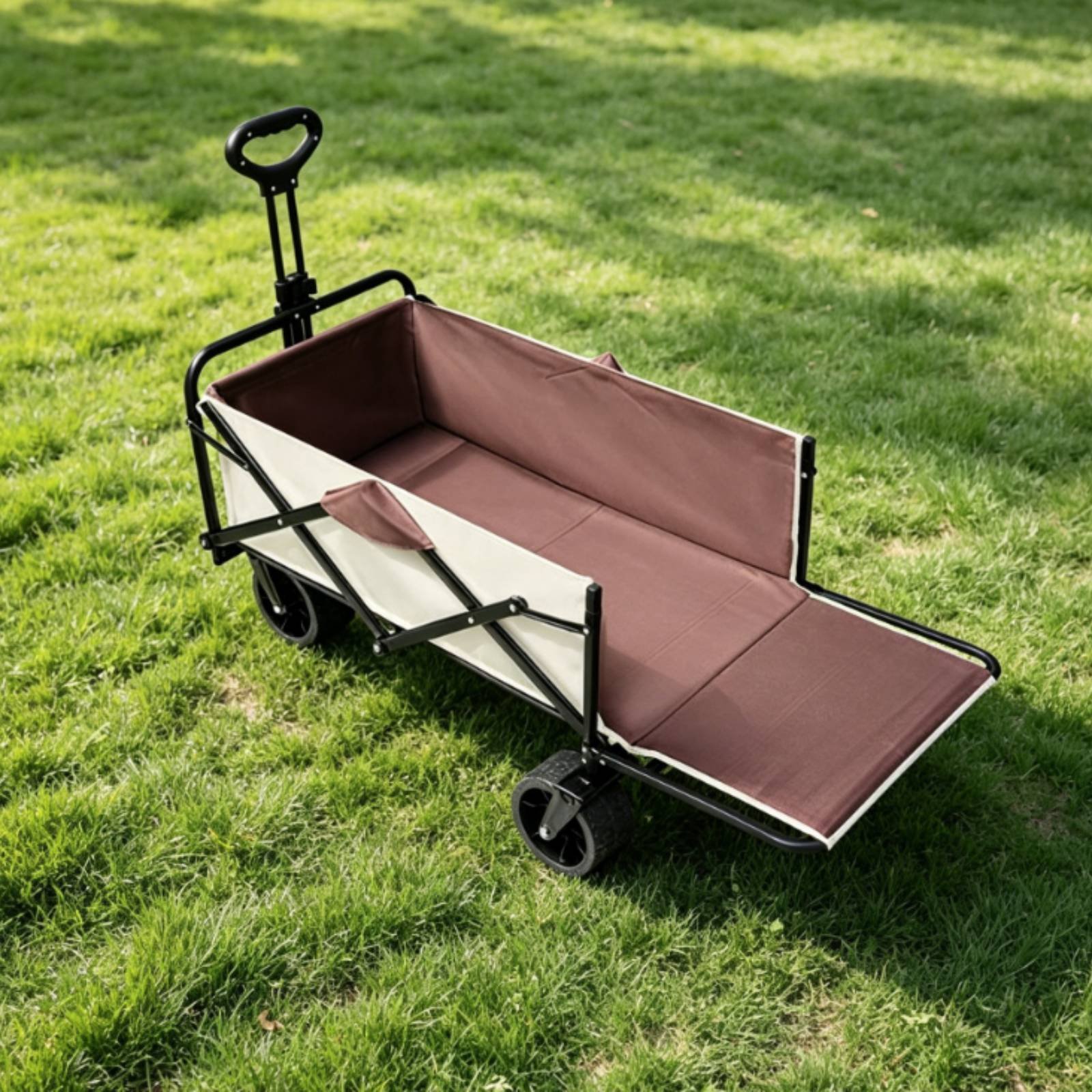 Outdoor Camping Vehicle Wagon - Heavy-Duty Camping Wagon Extra Large Foldable