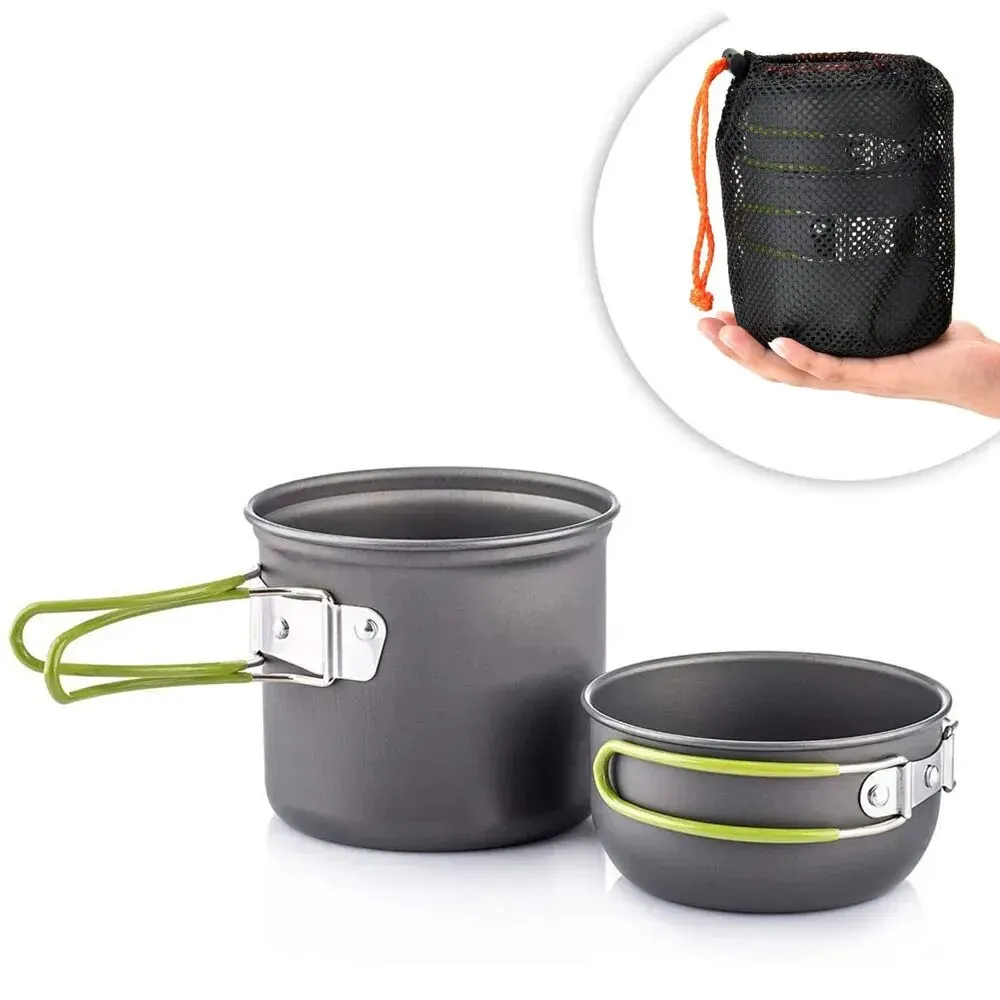 Ultralight Camping Pot Set: Ca - Outdoor Y Camping ulasan dan harga