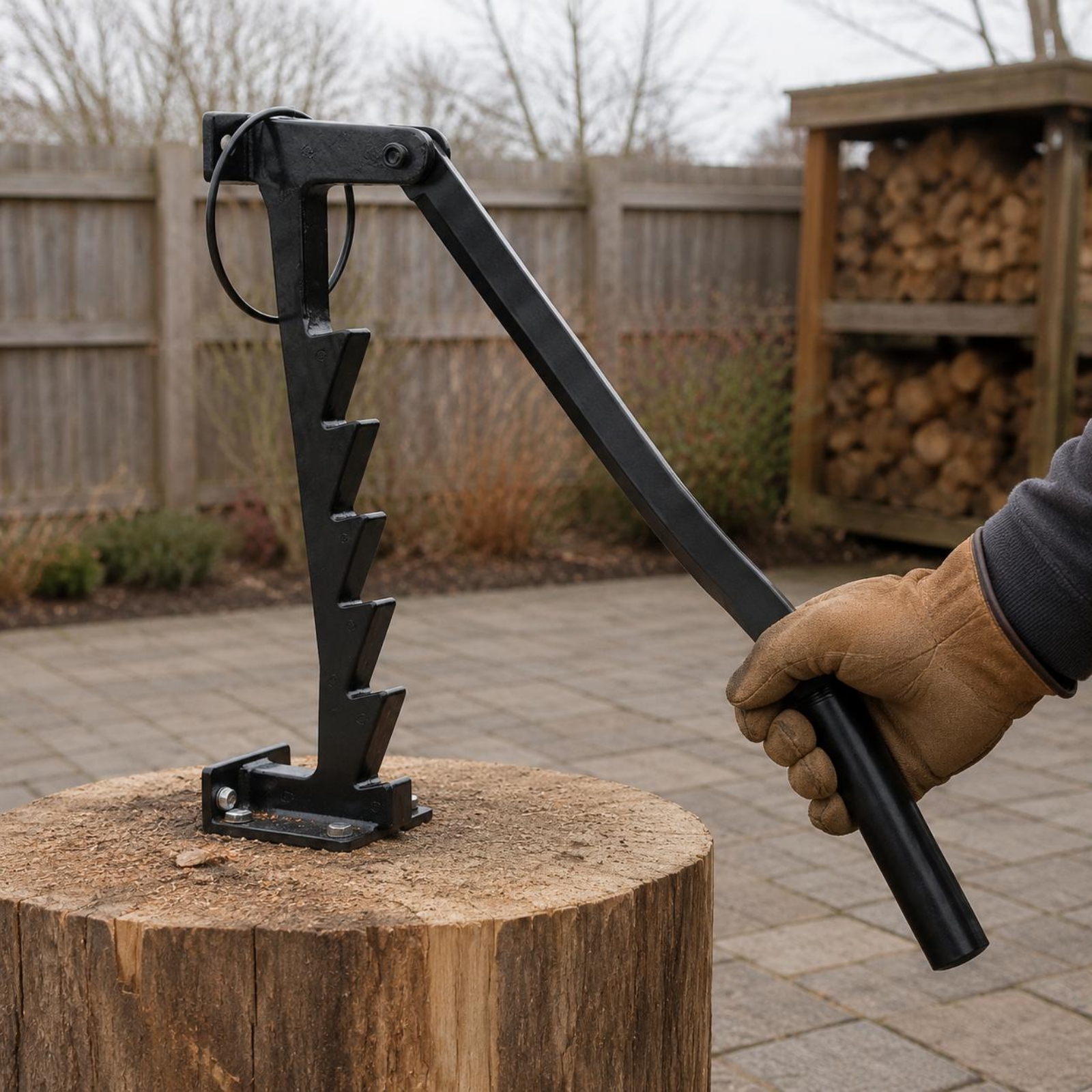 Manual Log Splitter Safe to Us - Outdoor Camp ulasan dan harga