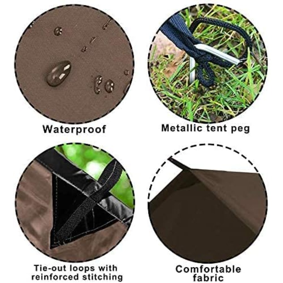 Tent Tarp, Picnic Mat Camping  - Camping Hammock ulasan dan harga