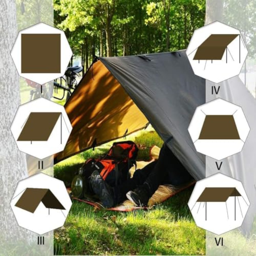 Tent Tarp, Picnic Mat Camping  - Camping Hammock ulasan dan harga