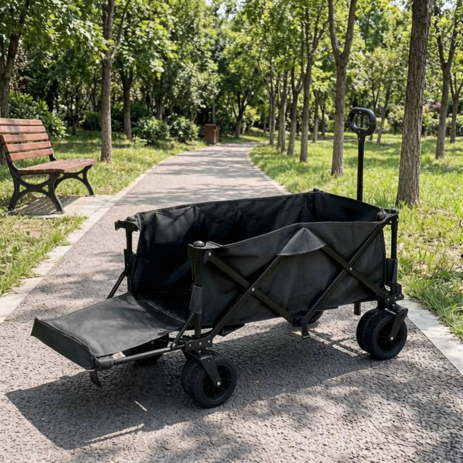 Wagon Table Vehicle Heavy Duty - Outdoor Camping Vehicle Wagon ulasan dan harga
