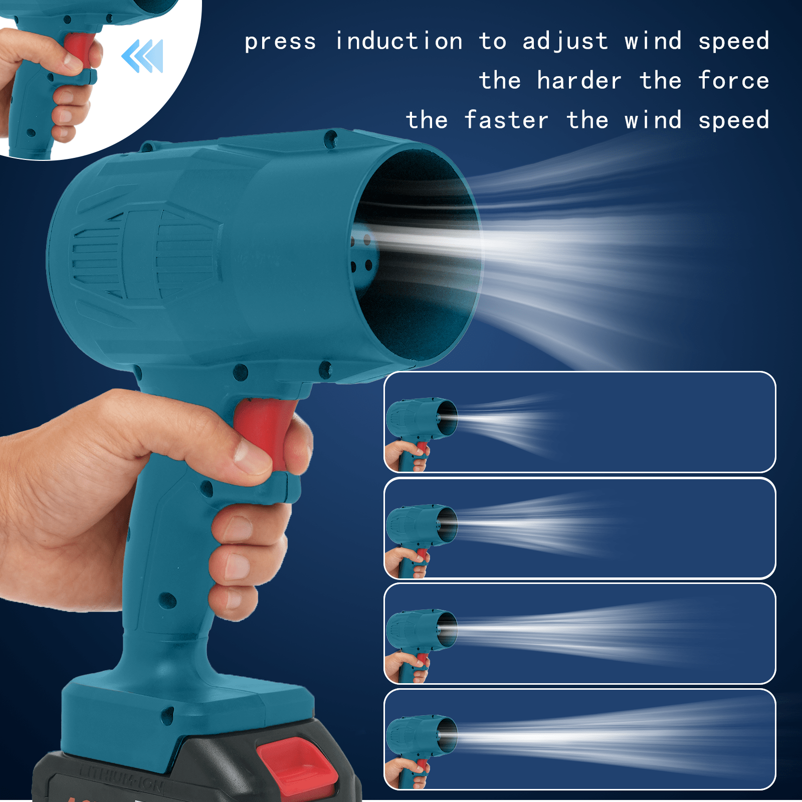 Handheld Black Powerful Blower - Camping Outdoor Or Indoor ulasan dan harga