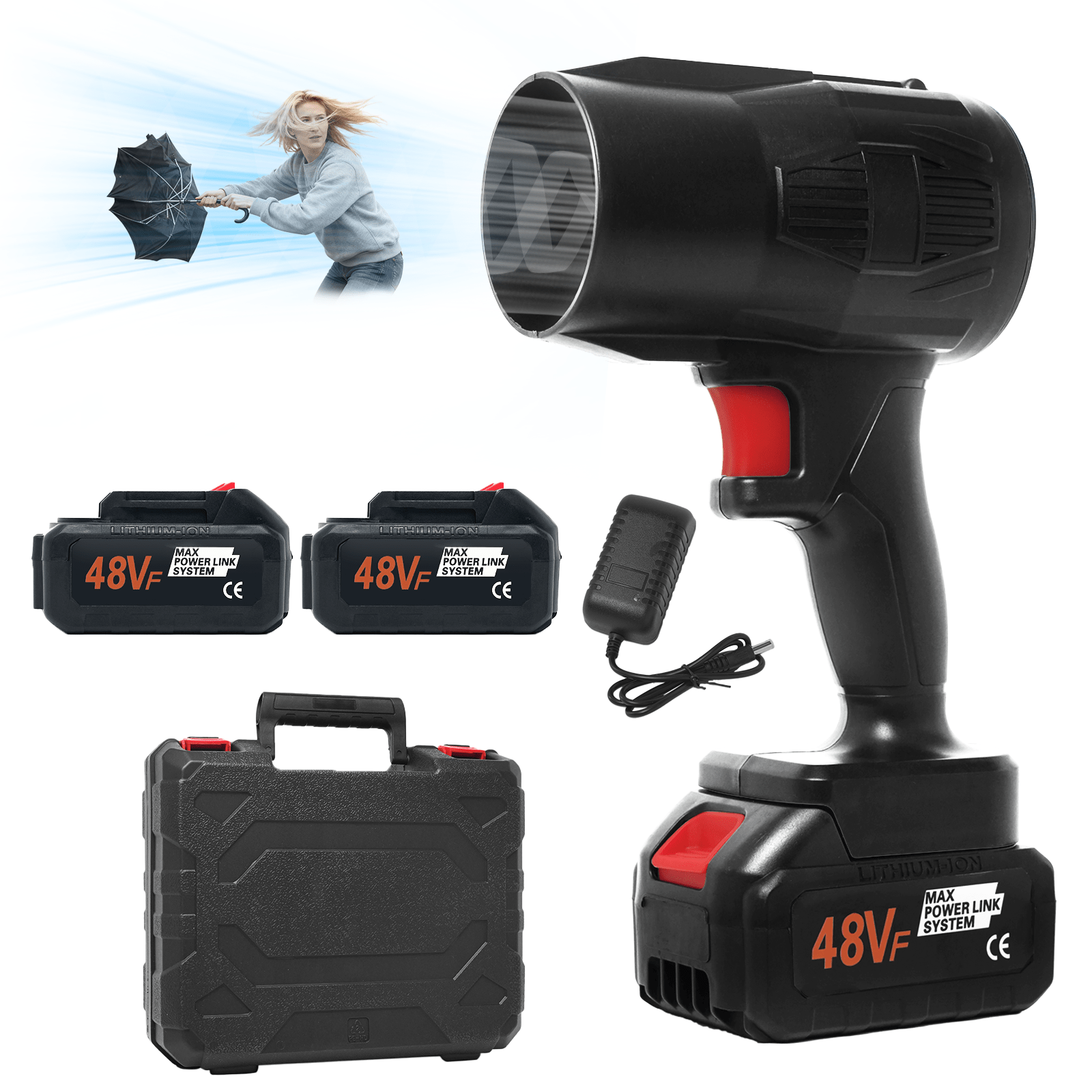 Handheld Black Powerful Blower - Camping Outdoor Or Indoor ulasan dan harga