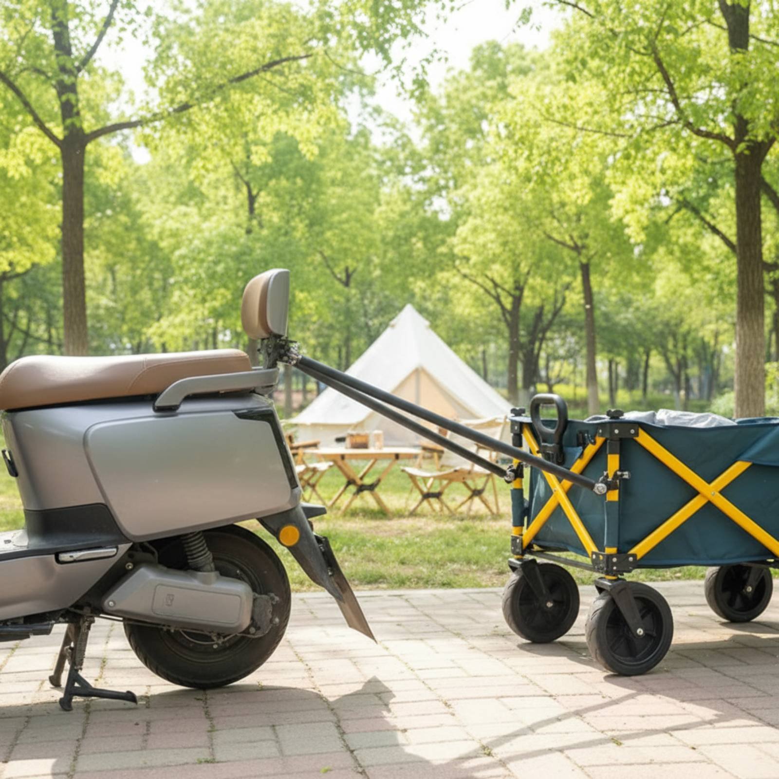 Camp Wagon Connecting Rod Ligh - Outdoor Camping Vehicle Wagon ulasan dan harga