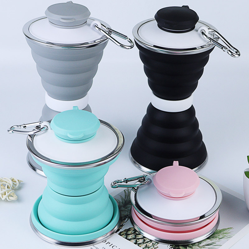 500ml Food Grade Silicone Wate - Collapsible Water Bottle ulasan dan harga
