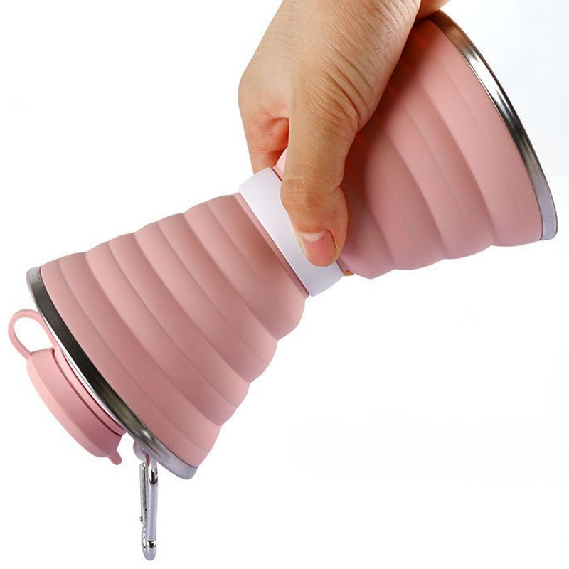 500ml Food Grade Silicone Wate - Collapsible Water Bottle ulasan dan harga