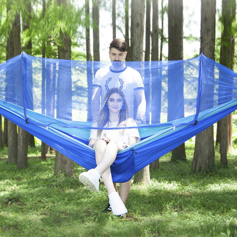 Single and Double Size Nylon F - Outdoor Camping Mosquito Net ulasan dan harga