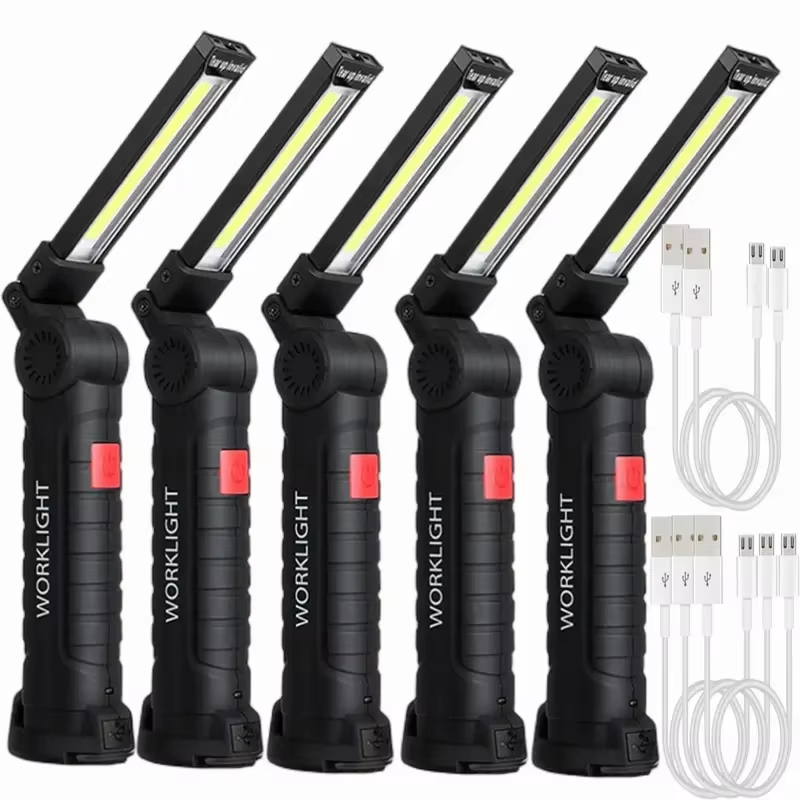 Portable COB LED Flashlight US - Outdoor Camping Lampe ulasan dan harga
