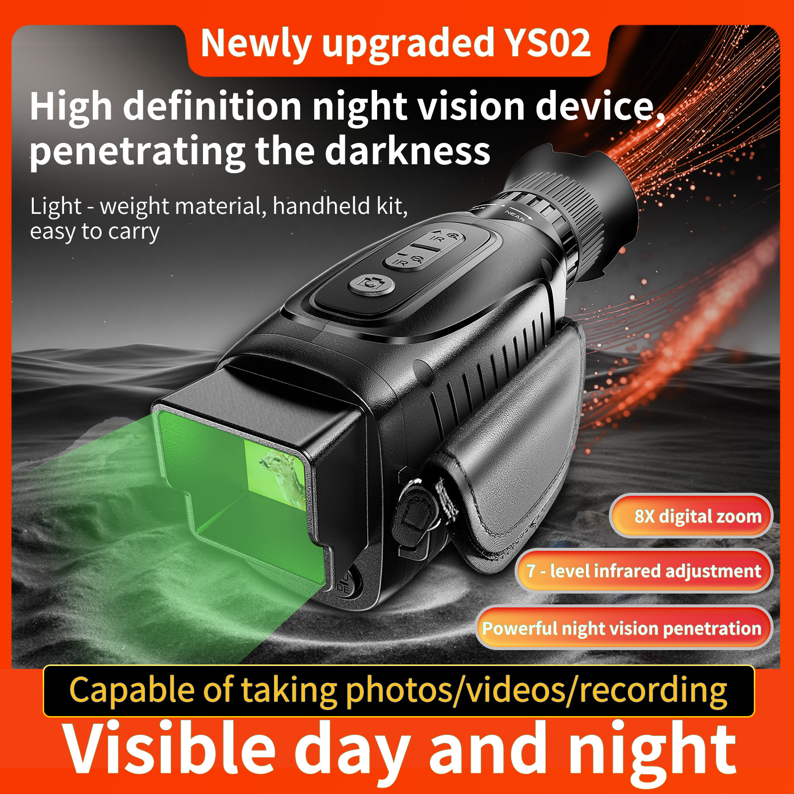 YS02 Digital HD Night Vision M - Outdoor Camping Videos ulasan dan harga