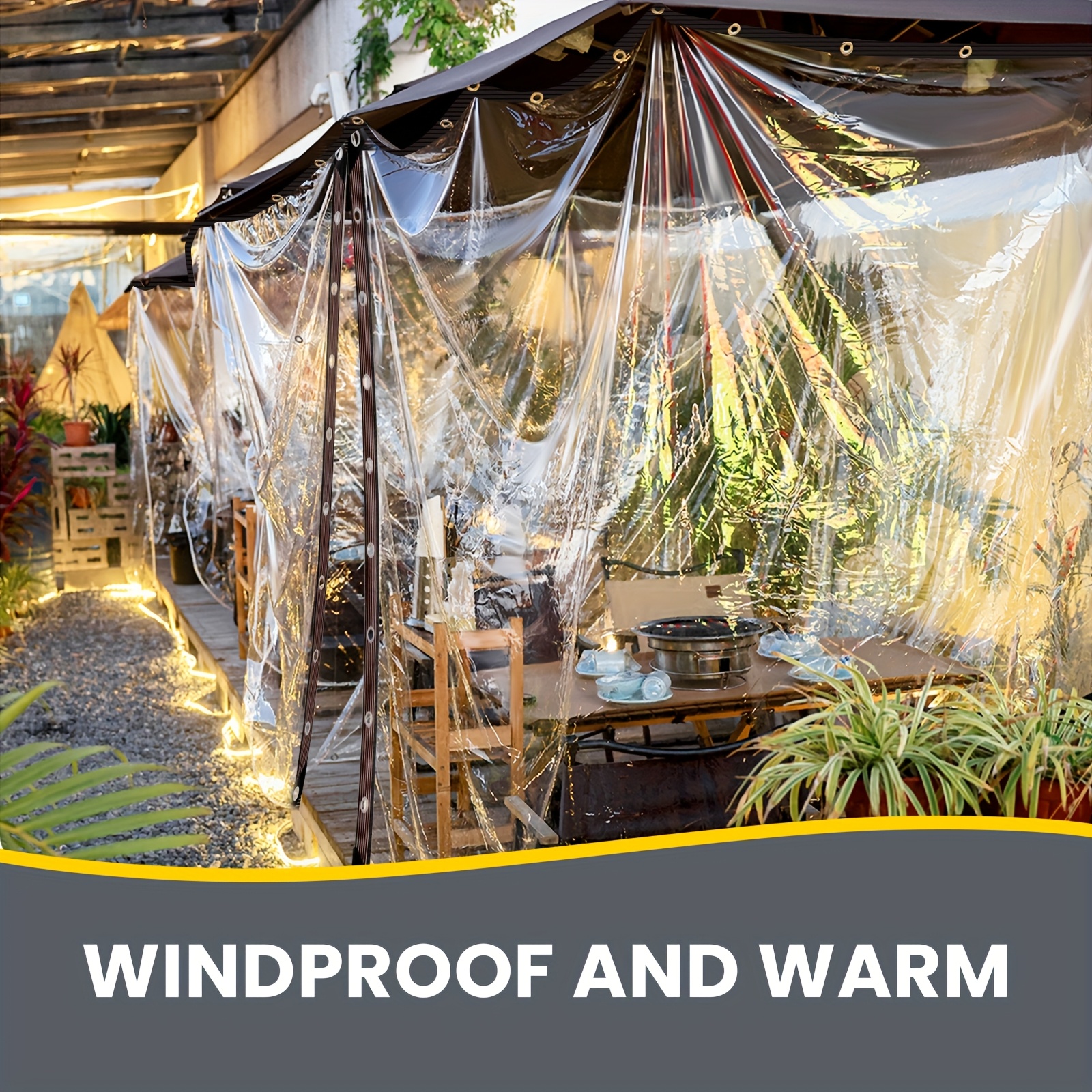 Heavy-Duty Waterproof Clear Ta - Outdoor Camping Canopy ulasan dan harga
