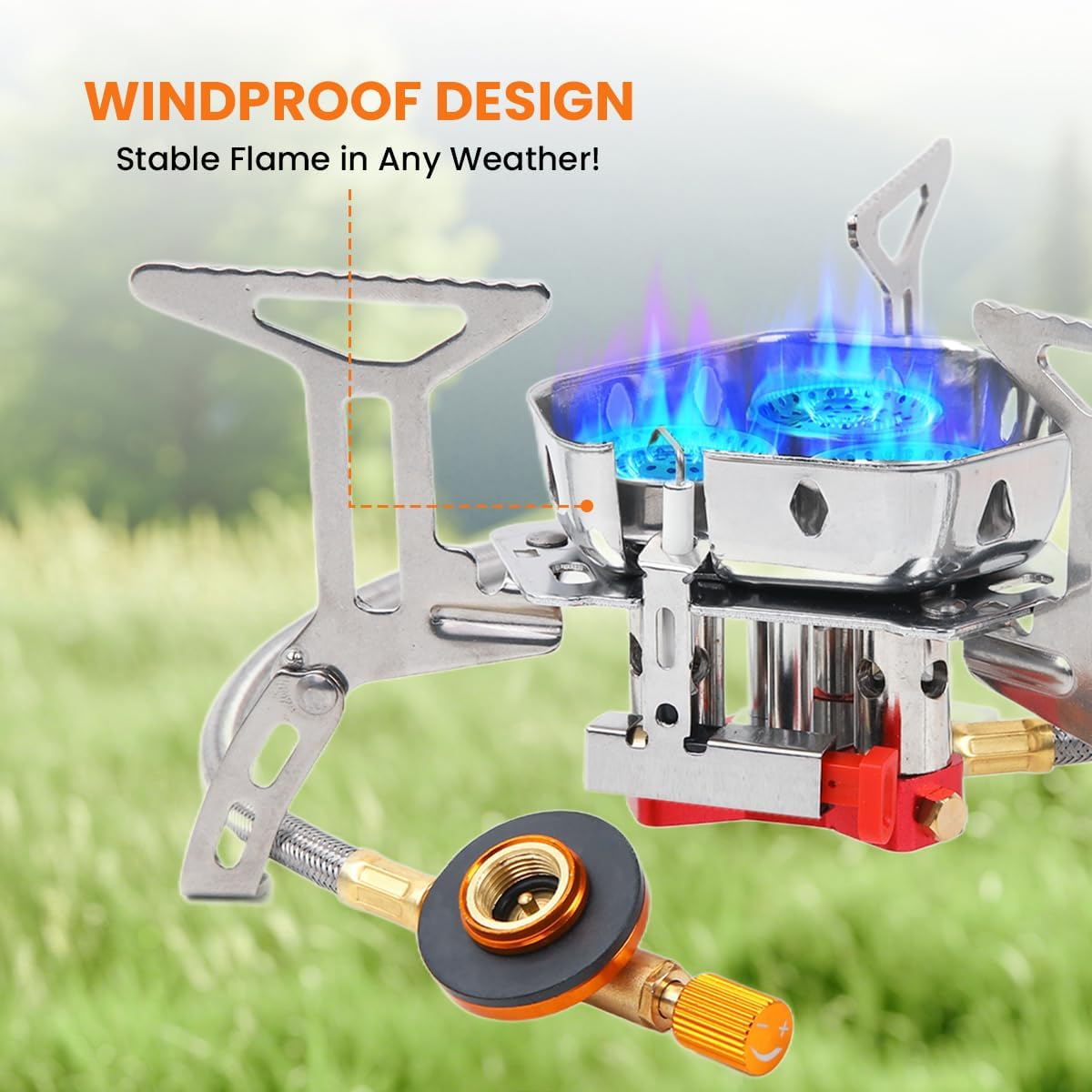 Portable Propane Camping Stove - Outdoor Camping Gas Stove ulasan dan harga