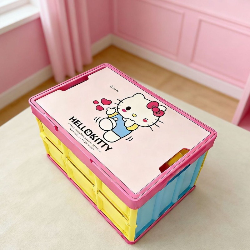 Hello Kitty Colorful Camping F - Outdoor Camping Storage Box ulasan dan harga