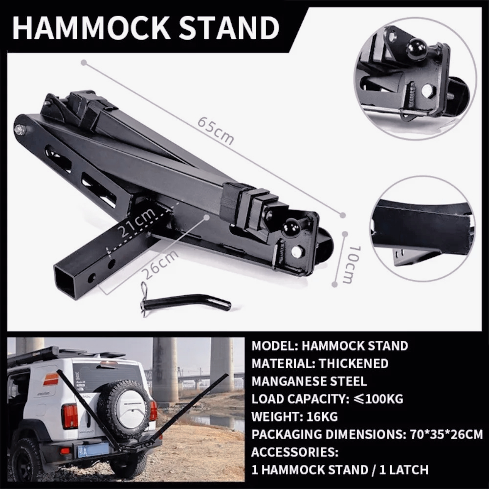 AM-Outdoor trailer bar square  - Camping Hammock ulasan dan harga