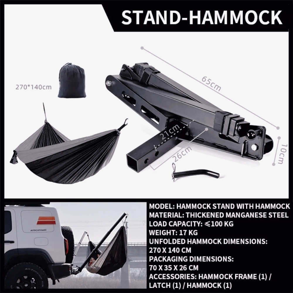 AM-Outdoor trailer bar square  - Camping Hammock ulasan dan harga