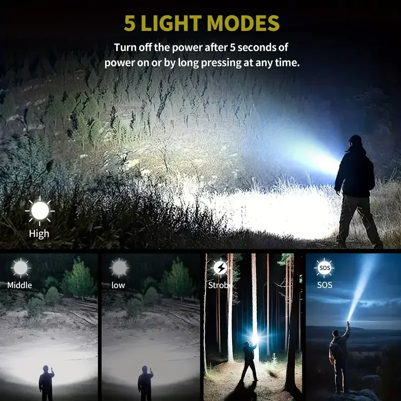 Ultra Powerful Flashlight Conc - Outdoor Camping Lampe ulasan dan harga