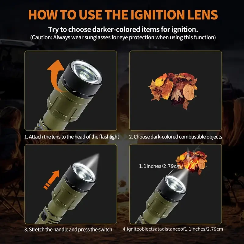 Ultra Powerful Flashlight Conc - Outdoor Camping Lampe ulasan dan harga