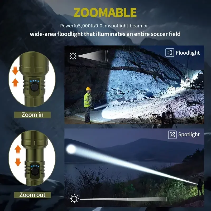 Ultra Powerful Flashlight Conc - Outdoor Camping Lampe ulasan dan harga