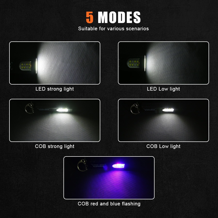 Multifunctional Keychain Flash - Outdoor Camping Lampe ulasan dan harga