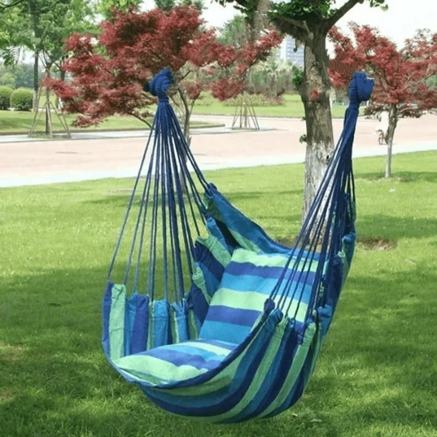 Portable Outdoor Hammock; feat - Camping Hammock ulasan dan harga