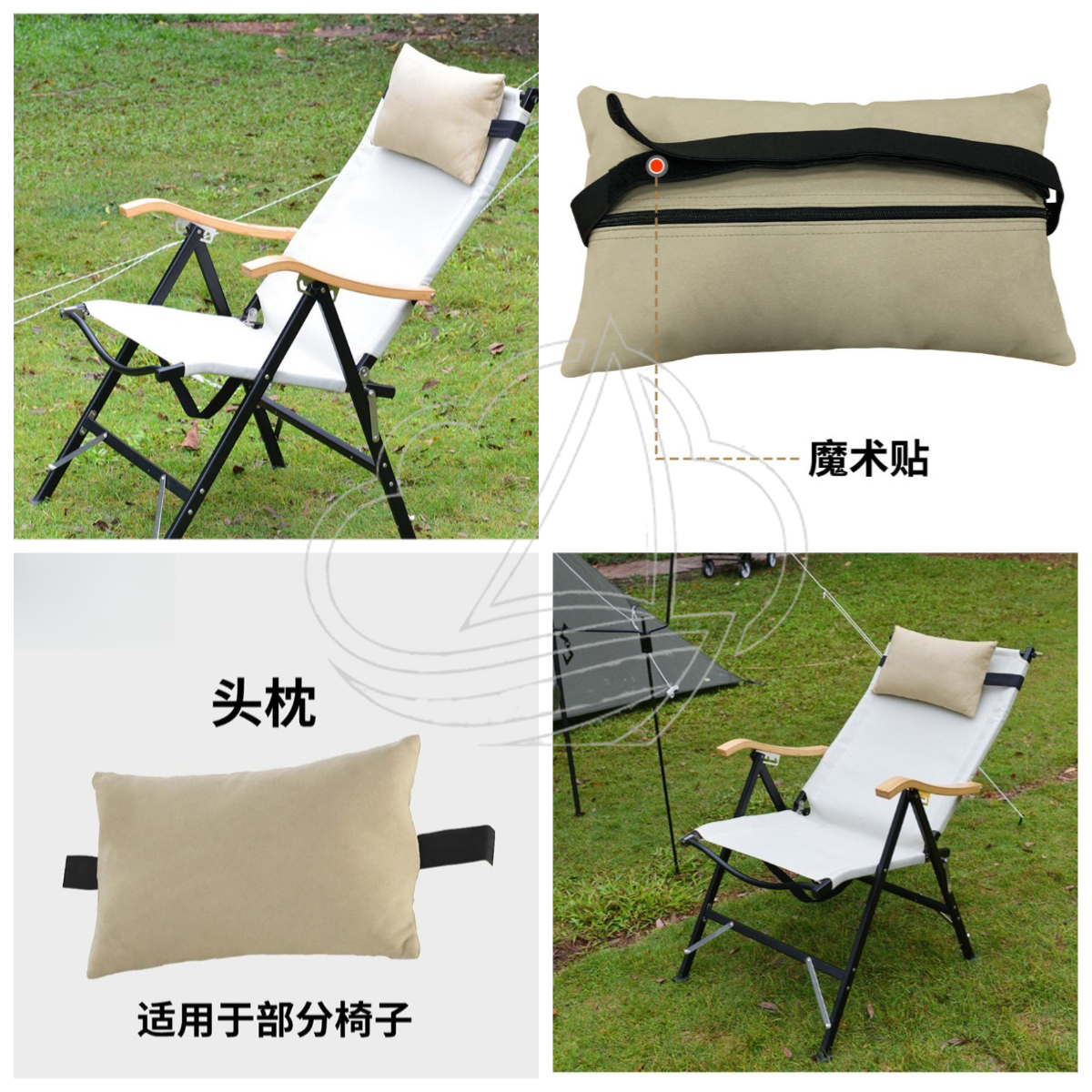 Outdoor folding chair headrest - Outdoor Camping Chairs ulasan dan harga