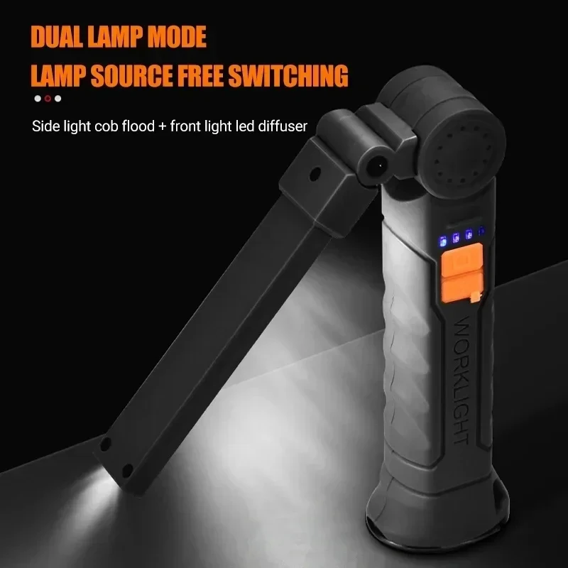 Portable COB LED Flashlight US - Outdoor Camping Lampe ulasan dan harga