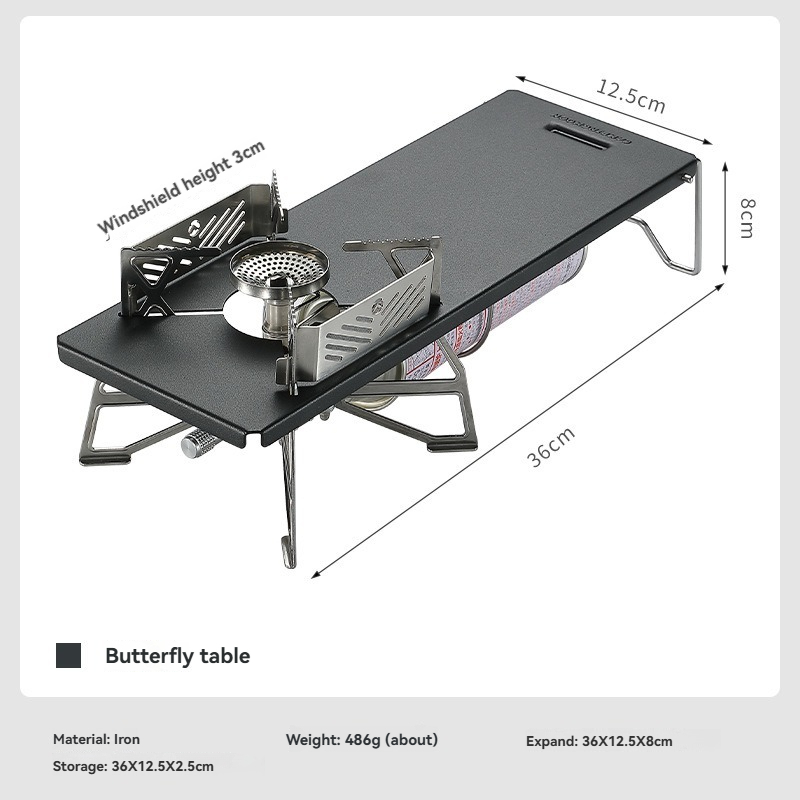 CAMPINGMOON GT-3 Black Portabl - Outdoor Camping Gas Stove ulasan dan harga