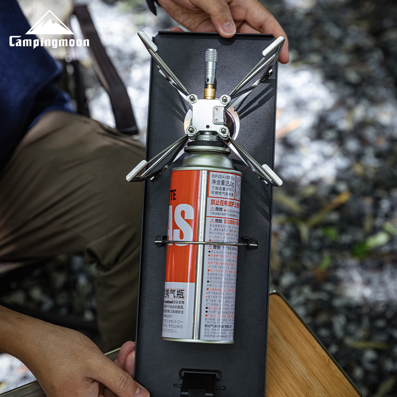 CAMPINGMOON GT-3 Black Portabl - Outdoor Camping Gas Stove ulasan dan harga