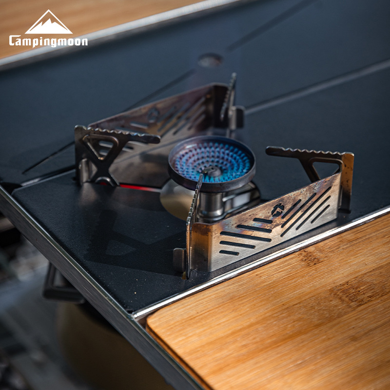 CAMPINGMOON GT-3 Black Portabl - Outdoor Camping Gas Stove ulasan dan harga