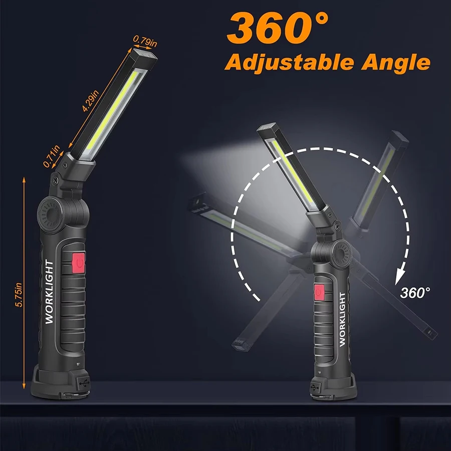 Rechargeable Magnetic Work Lig - Outdoor Camping Lampe ulasan dan harga