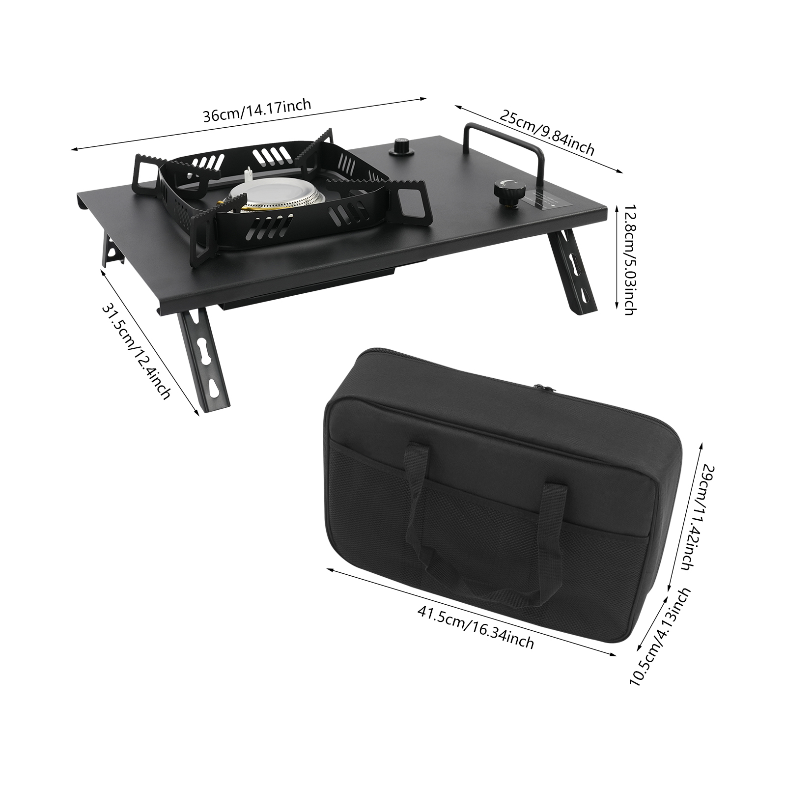 Black Outdoor Gas Stove, Folda - Outdoor Camping Gas Stove ulasan dan harga