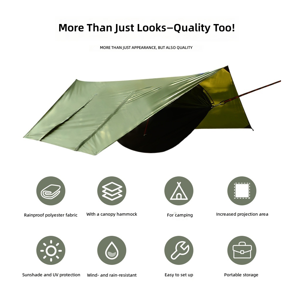 Hammock with Sun Shade, Waterp - Outdoor Camping Mosquito Net ulasan dan harga
