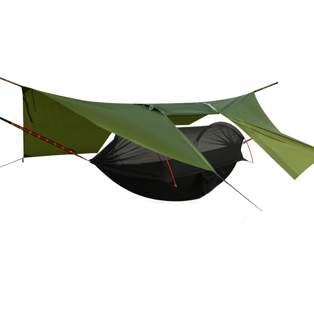 Hammock with Sun Shade, Waterp - Outdoor Camping Mosquito Net ulasan dan harga