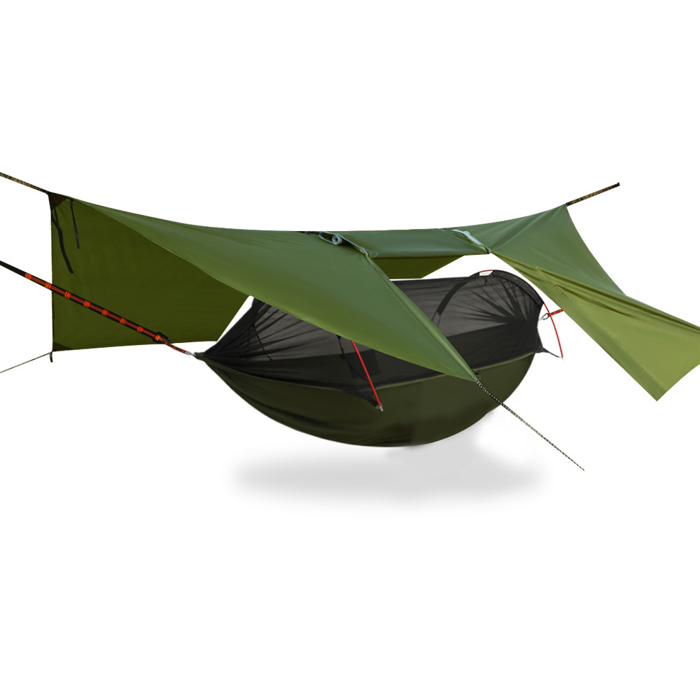 Hammock with Sun Shade, Waterp - Outdoor Camping Mosquito Net ulasan dan harga