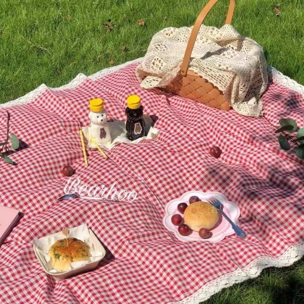 1pc Outdoor Picnic Mat, Summer - Outdoor Camping Rug Waterproof ulasan dan harga