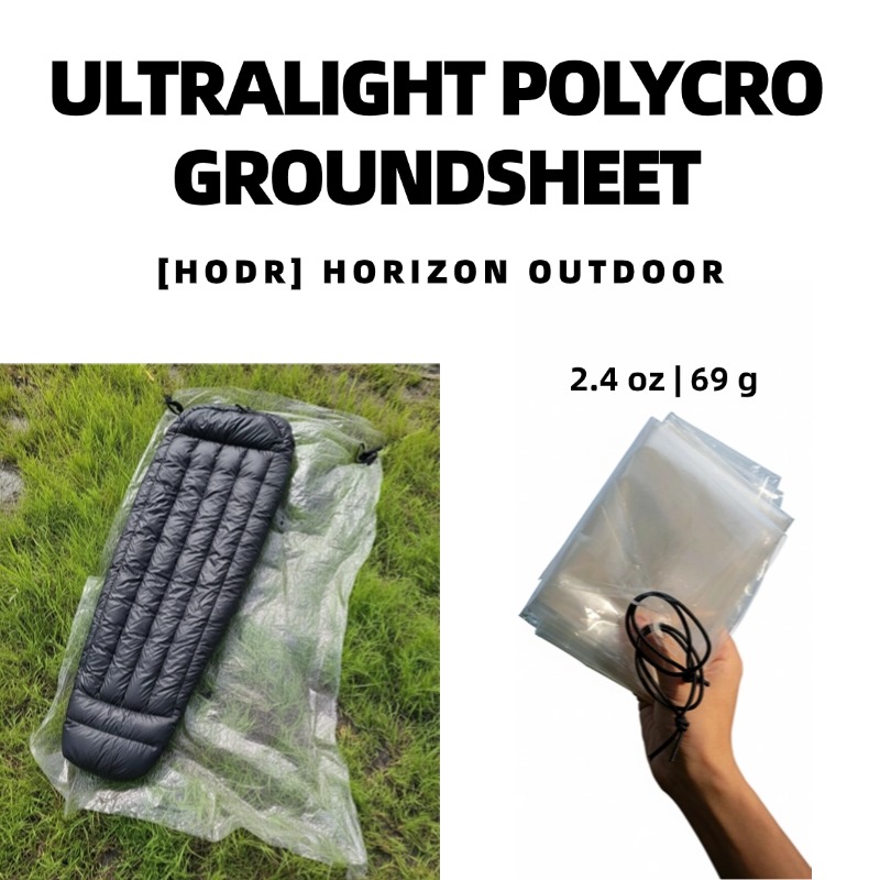 [HODR GEAR]Ultralight Polycro  - Outdoor Camping Rug Waterproof ulasan dan harga