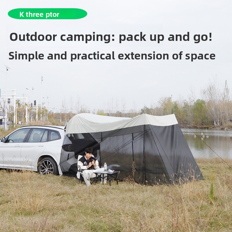 Car Trunk Tent, Outdoor SUV Ta - Outdoor Camping Mosquito Net ulasan dan harga