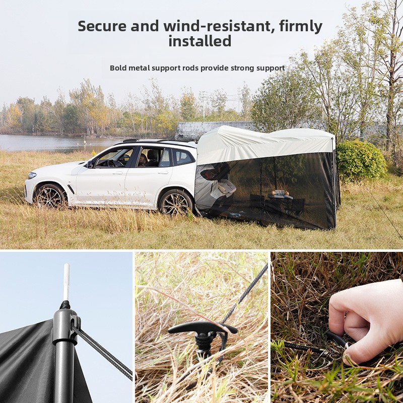 Car Trunk Tent, Outdoor SUV Ta - Outdoor Camping Mosquito Net ulasan dan harga
