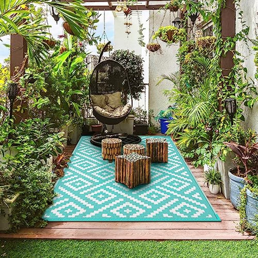 Outdoor Rug for Patio Clearanc - Outdoor Camping Rug Waterproof ulasan dan harga