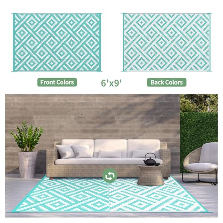 Outdoor Rug for Patio Clearanc - Outdoor Camping Rug Waterproof ulasan dan harga