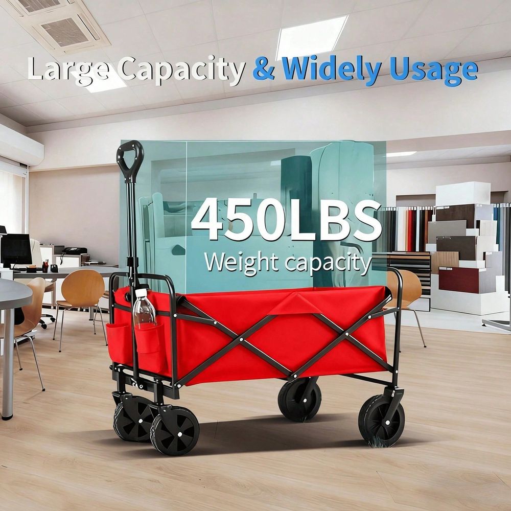Wagon Cart Foldable, 29.5 L Fo - Outdoor Camping Trolley ulasan dan harga