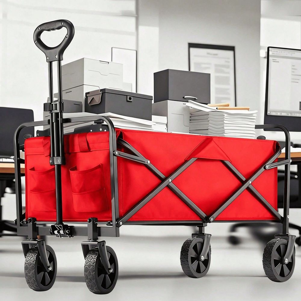 Wagon Cart Foldable, 29.5 L Fo - Outdoor Camping Trolley ulasan dan harga