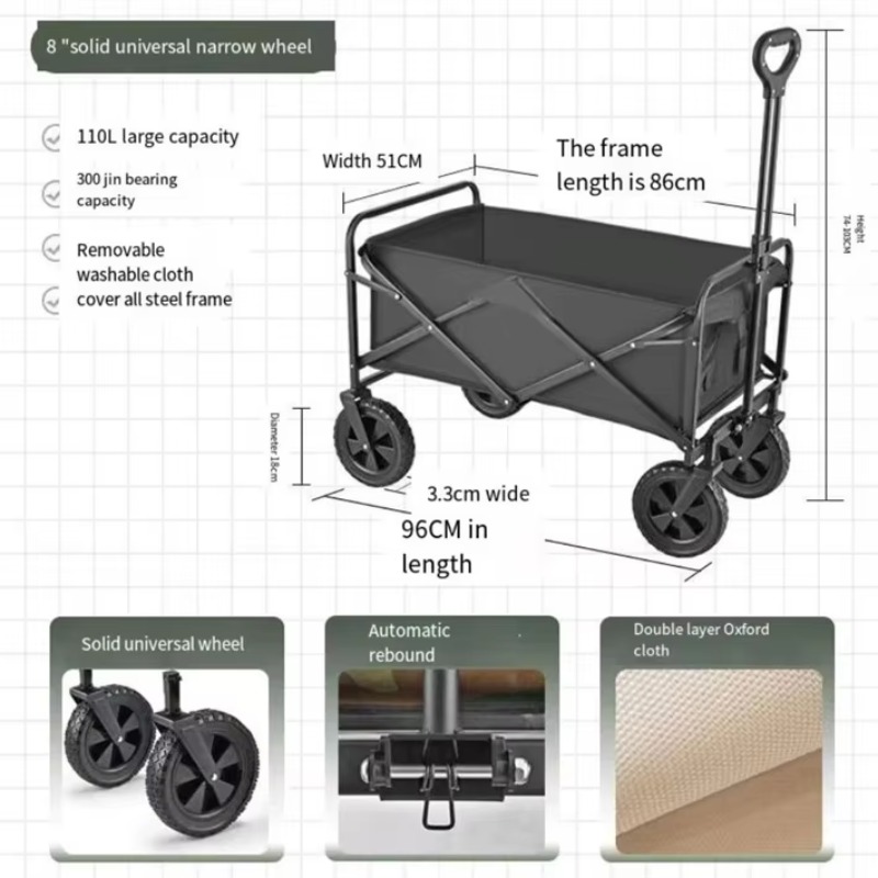New Design Outdoor Camping Bea - Outdoor Camping Vehicle Wagon ulasan dan harga