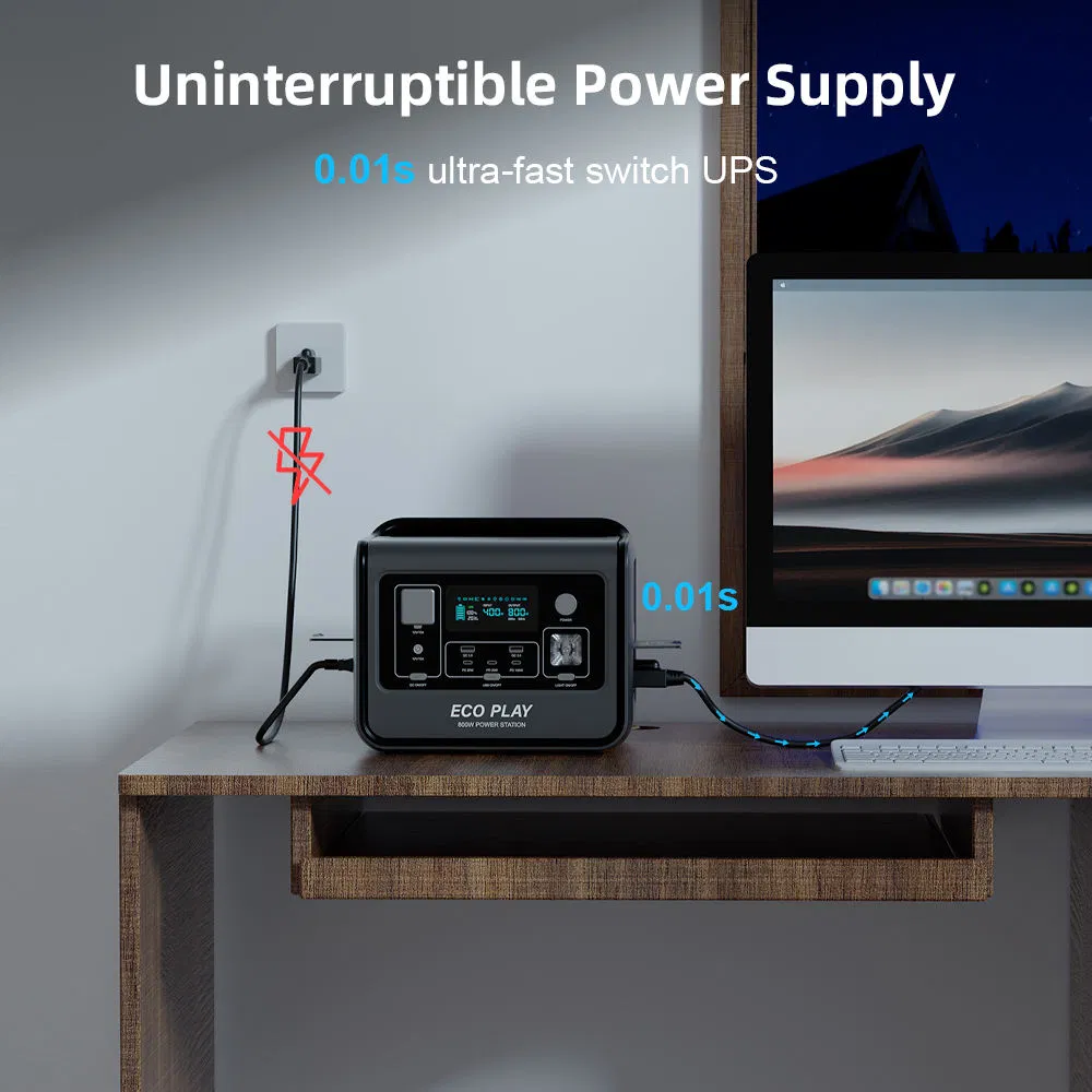 800W 512Wh Solar Power Station - Portable Power Station ulasan dan harga