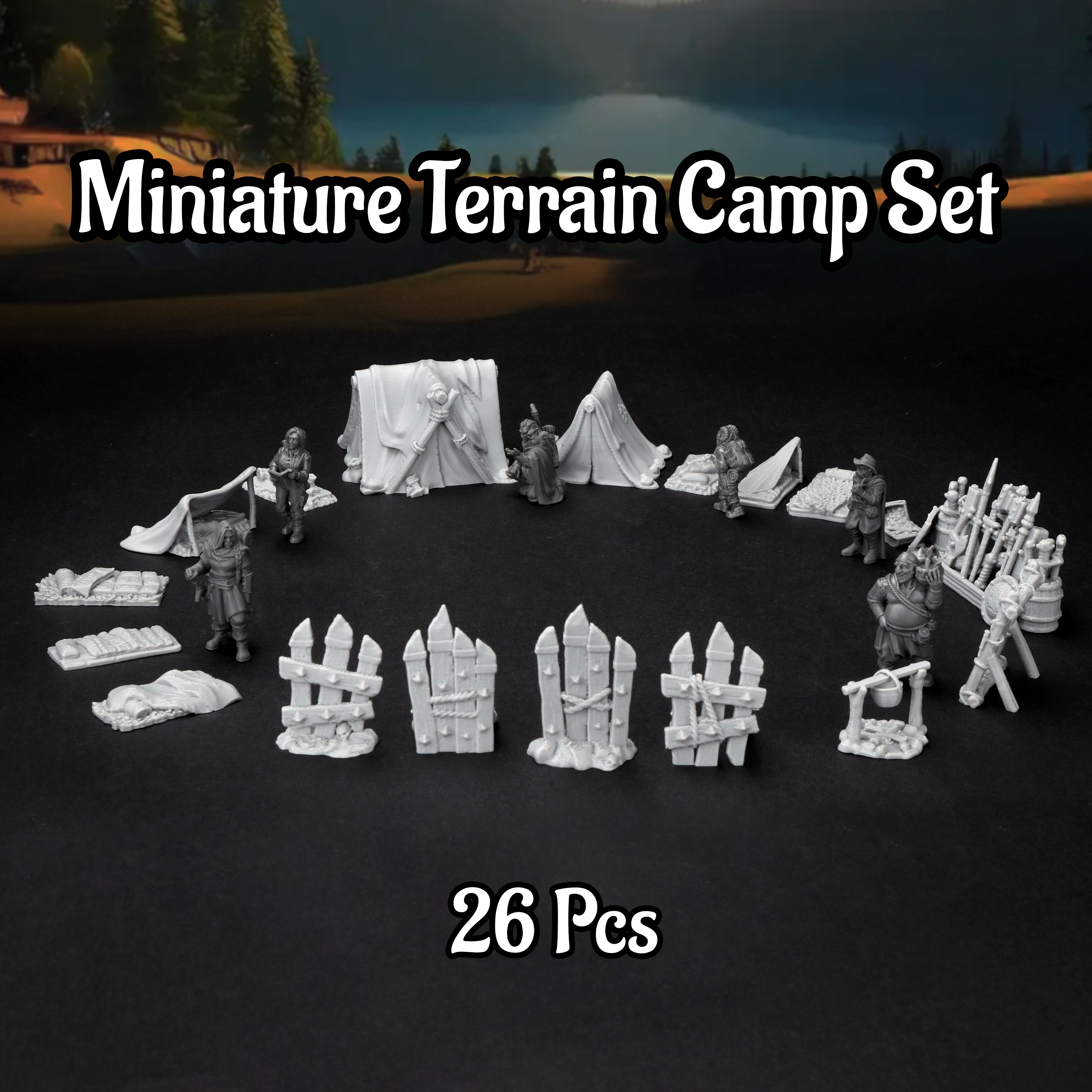 RPG Camp Terrain Set - Adventu - Outdoor Y Camping ulasan dan harga