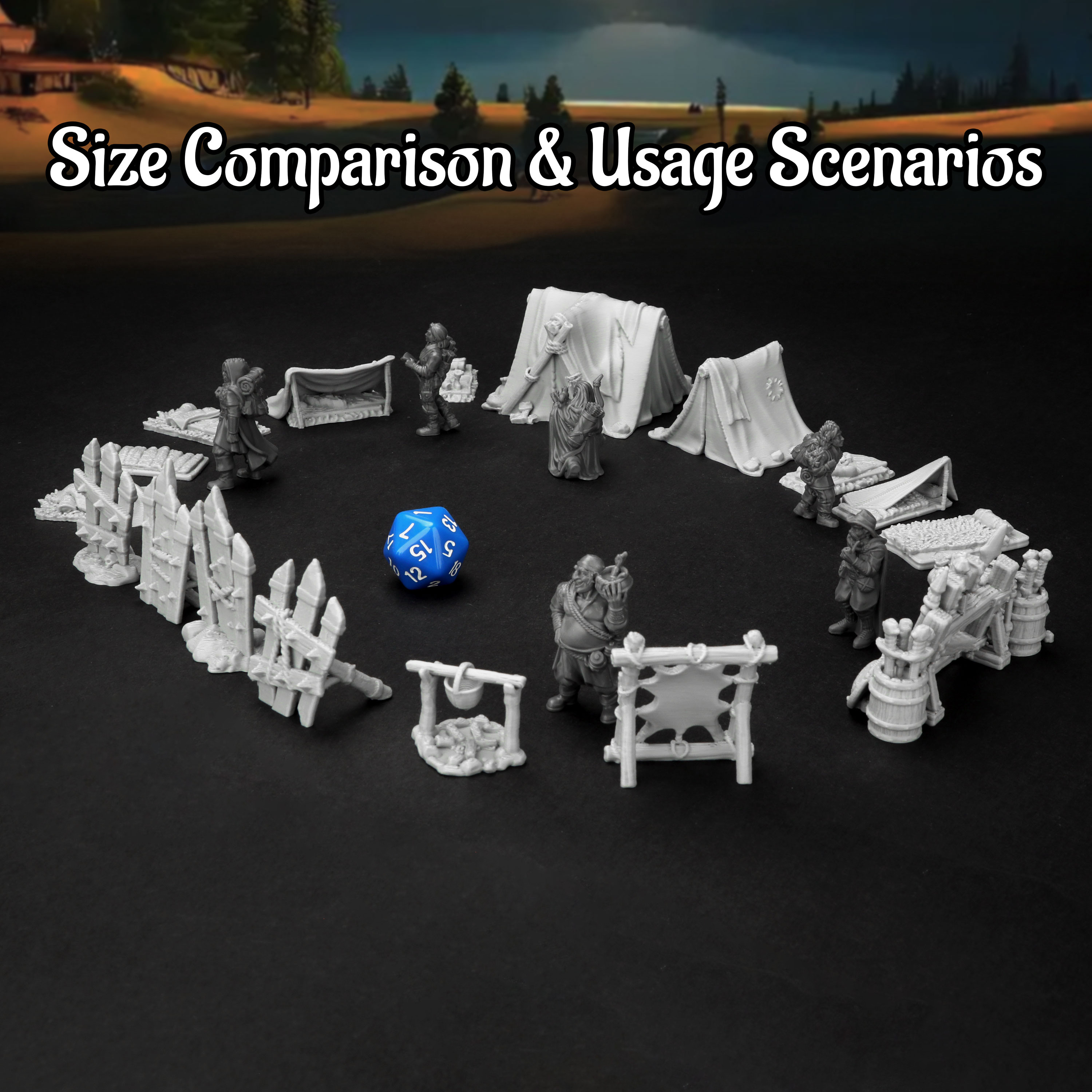 RPG Camp Terrain Set - Adventu - Outdoor Y Camping ulasan dan harga